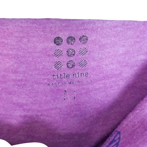 Title Nine Womens M Purple Floral Print Sleeveless - Picture 6 of 8